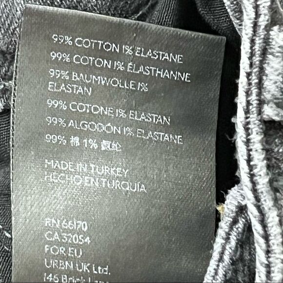 Free People We the Free Faded Black High Waist Button Fly Jeans 28 - Picture 6 of 9